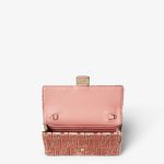 FENDI Wallet On Chain Baguette Pink FF jacquard velvet wallet - Image 2